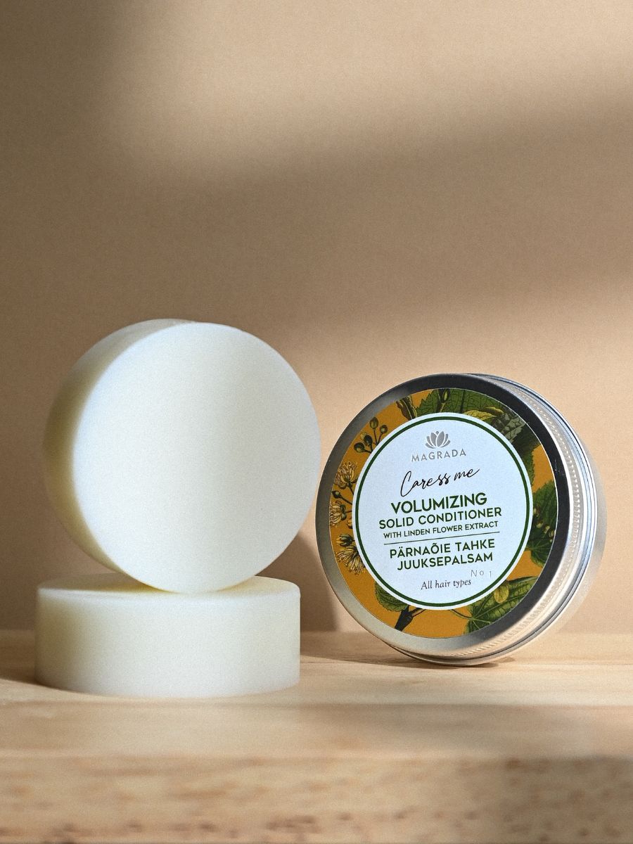 Eco-Friendly Solid Conditioner – Nourishing & Travel-Friendly by Magrada Organic Cosmetics at www.brixbailey.com