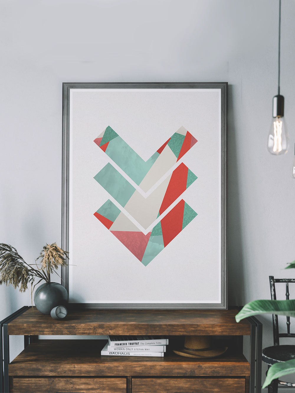 3 Arrows Minimal Geometric Print