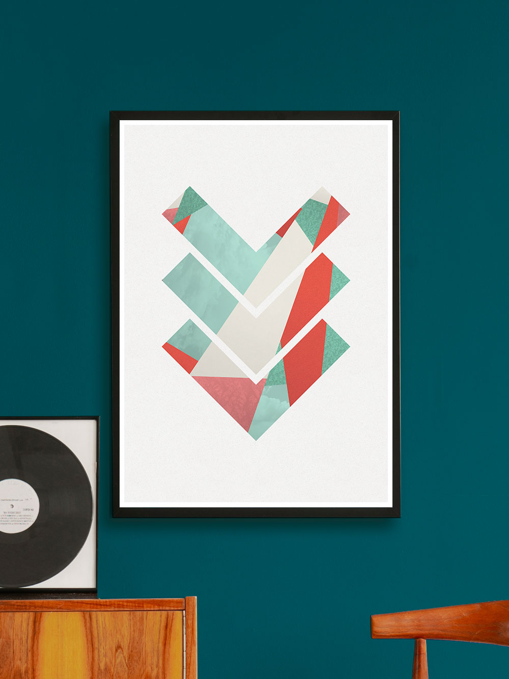 3 Arrows Minimal Geometric Print
