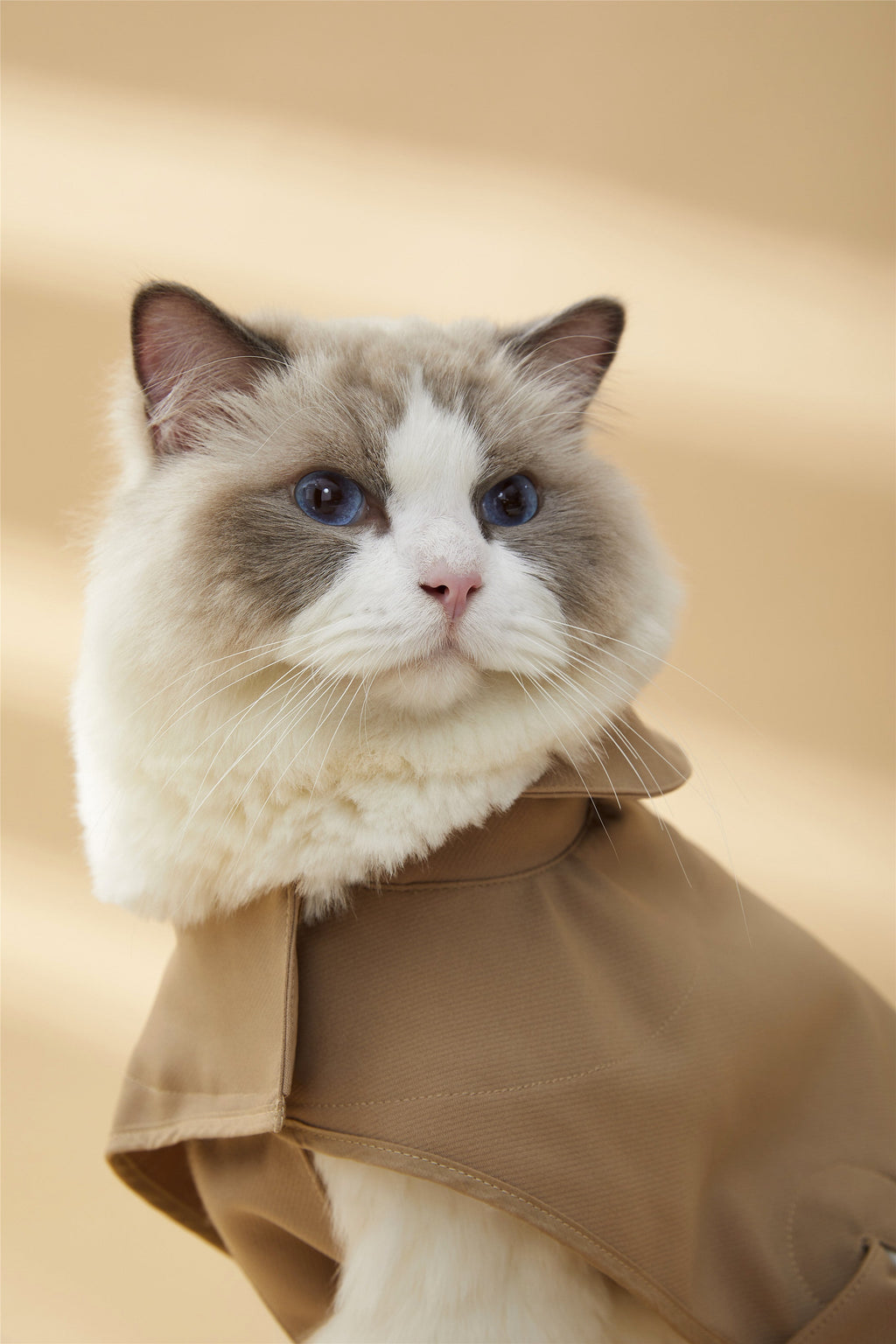 Adjustable Thin Coat in Khaki