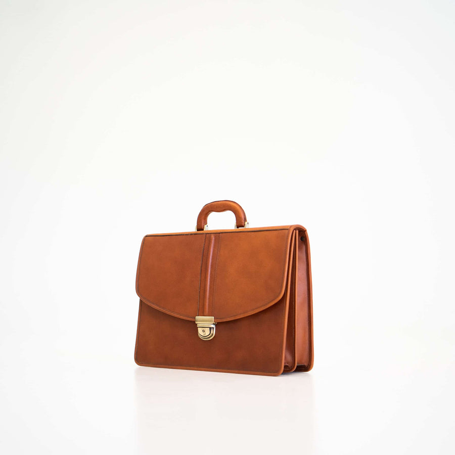 Elegant Handcrafted Leather Portfolio – Made in Estonia by Papillon at www.brixbailey.com