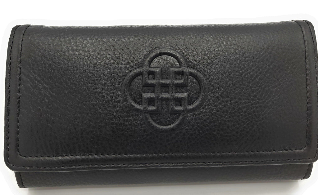 Bonnie Real Leather Multi-section Purse with RFID Protection