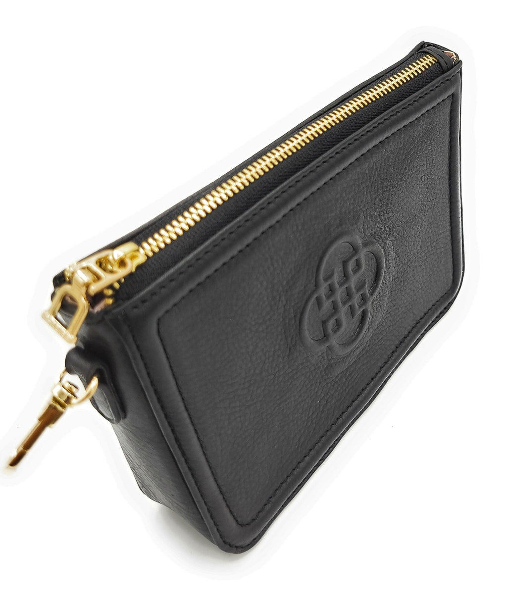 Frankie Real Leather Zip Top Makeup Pouch Gift Boxed