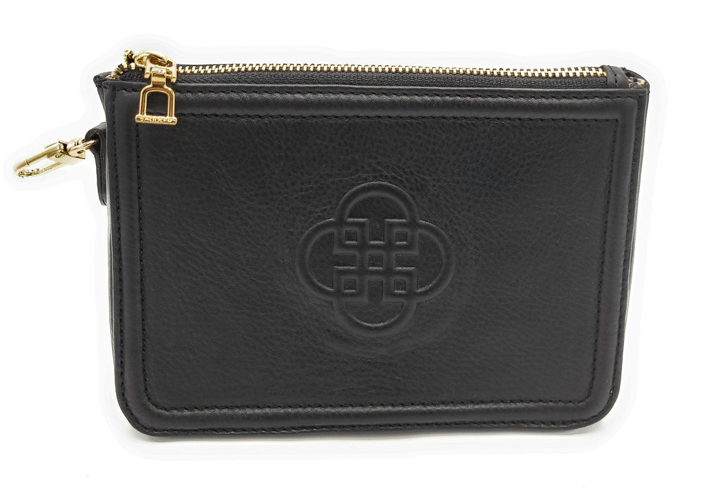 Frankie Real Leather Zip Top Makeup Pouch Gift Boxed