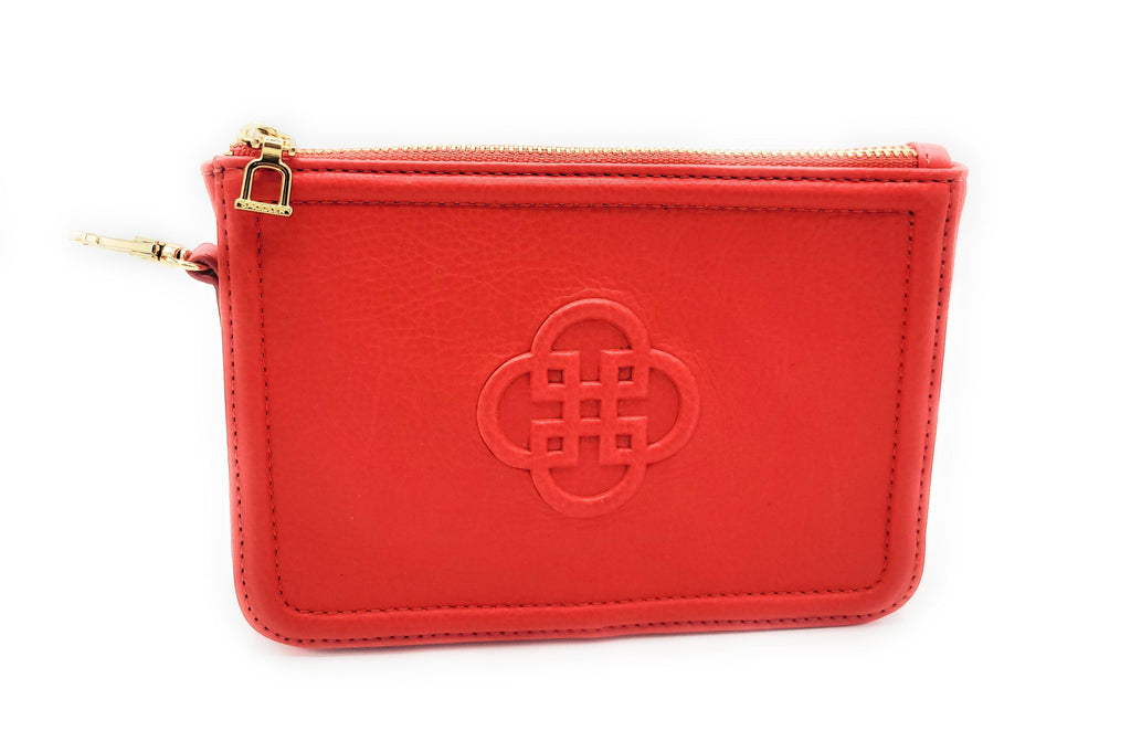 Frankie Real Leather Makeup Pouch with Gift Box