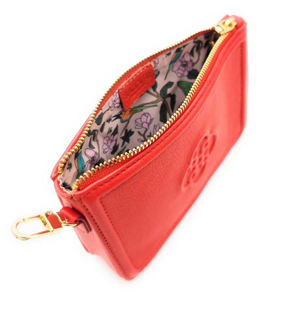 Frankie Real Leather Makeup Pouch with Gift Box