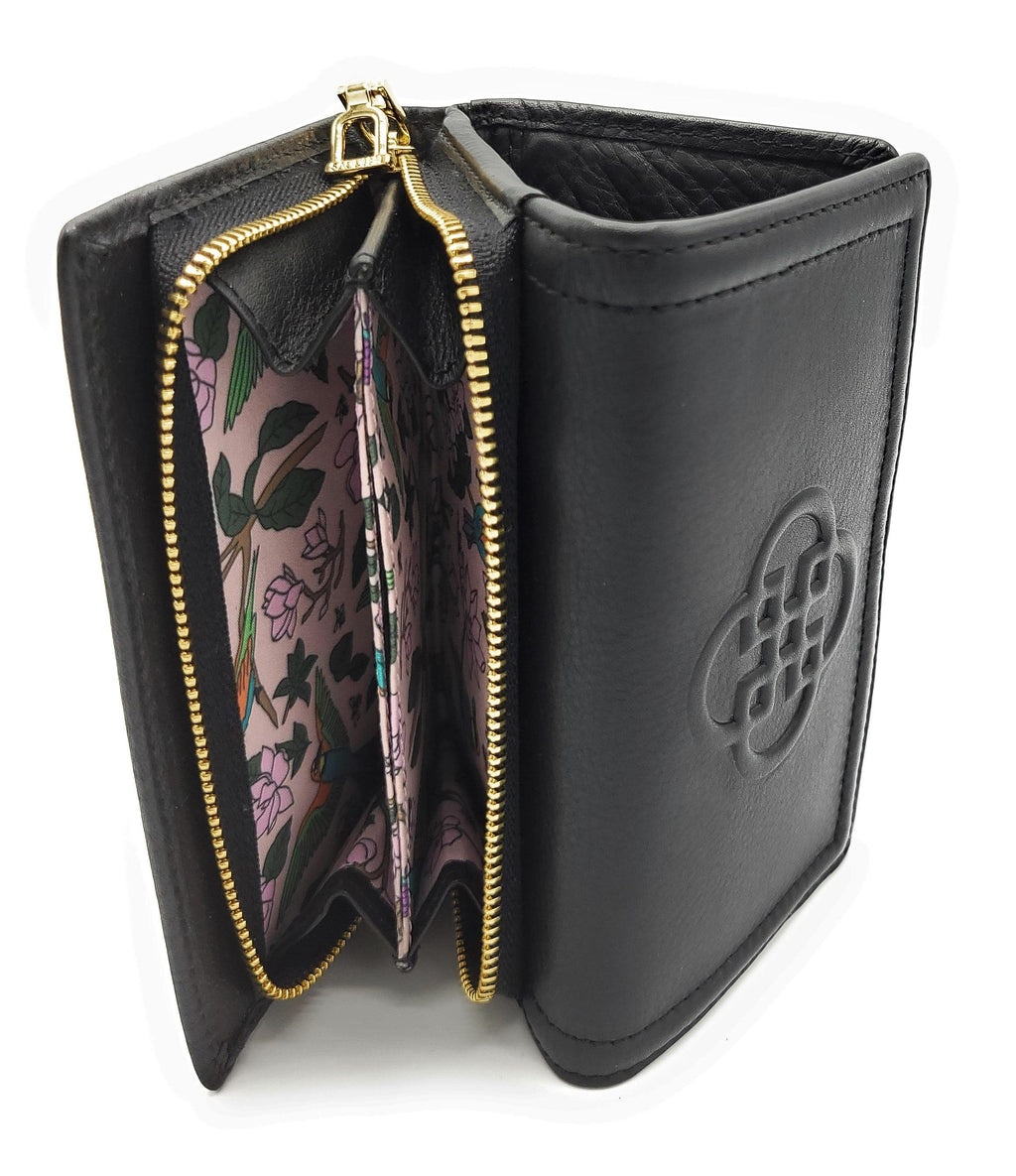 Ruby Real Leather Wallet with RFID Protection and Coin Purse