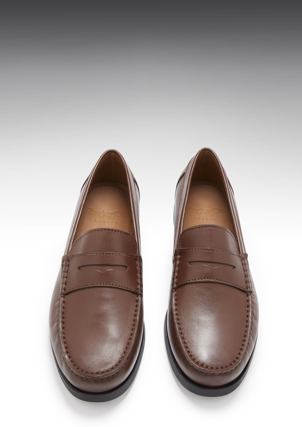 Brown Leather Boat Loafers