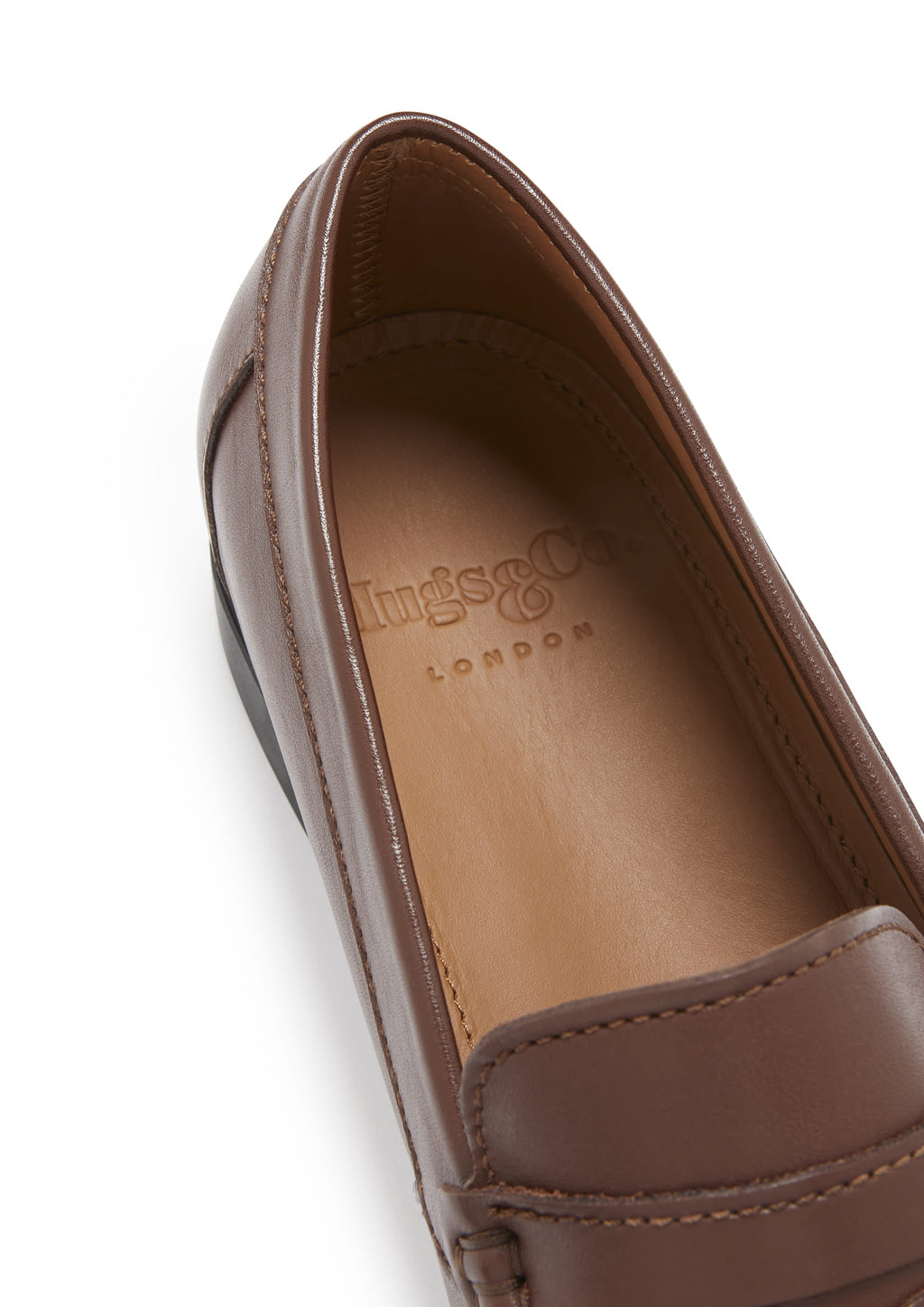 Brown Leather Boat Loafers