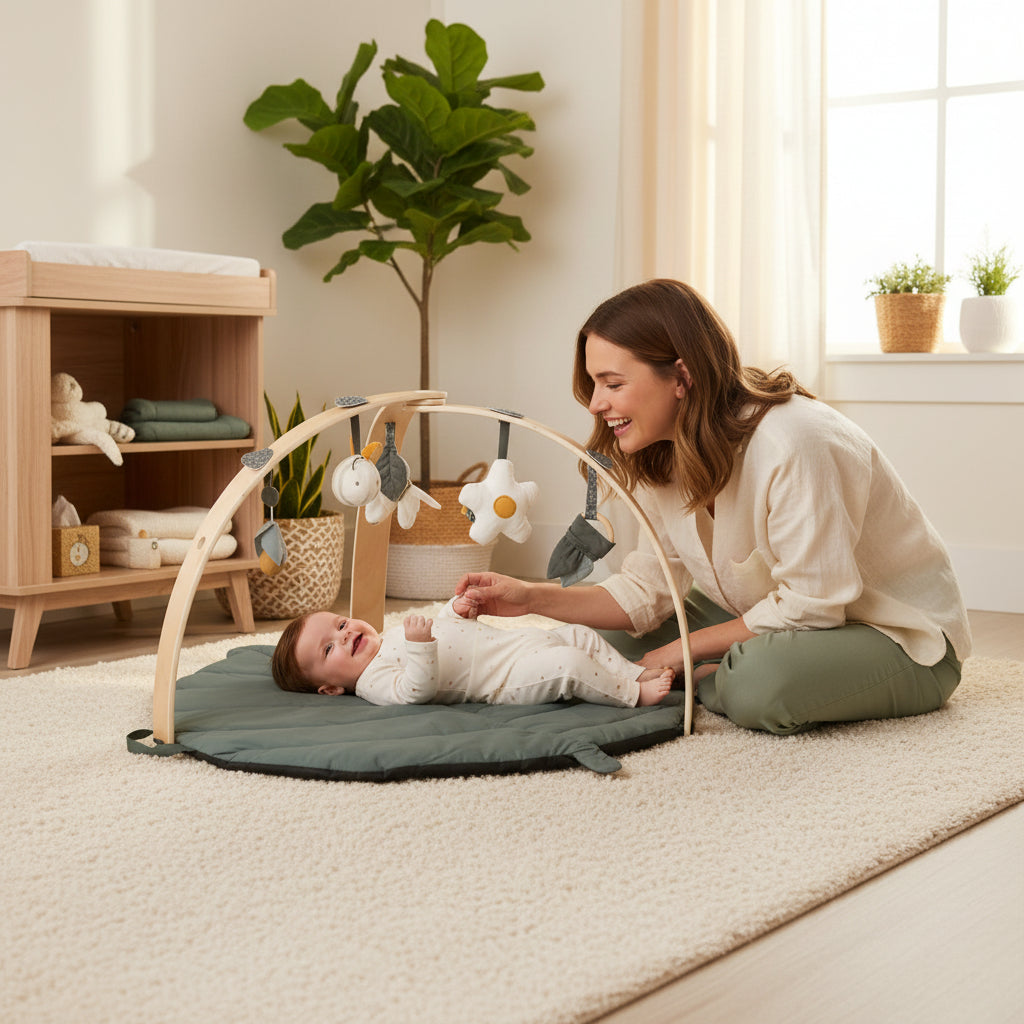 Baby Play Mat with Activity Gym and Toys