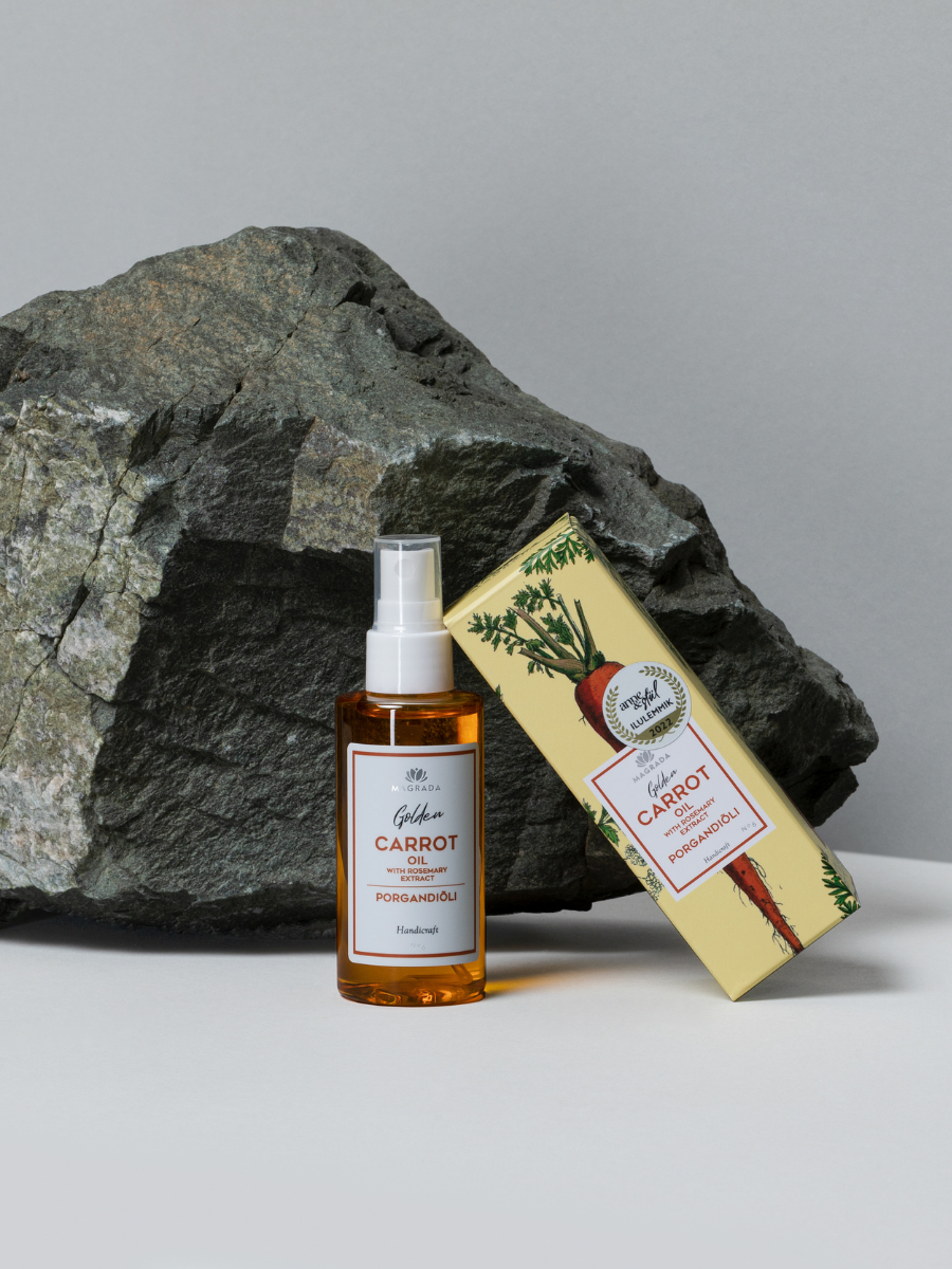 Carrot Elixir Face & Body Oil – Enhance Skin's Natural Glow by Magrada Organic Cosmetics at www.brixbailey.com