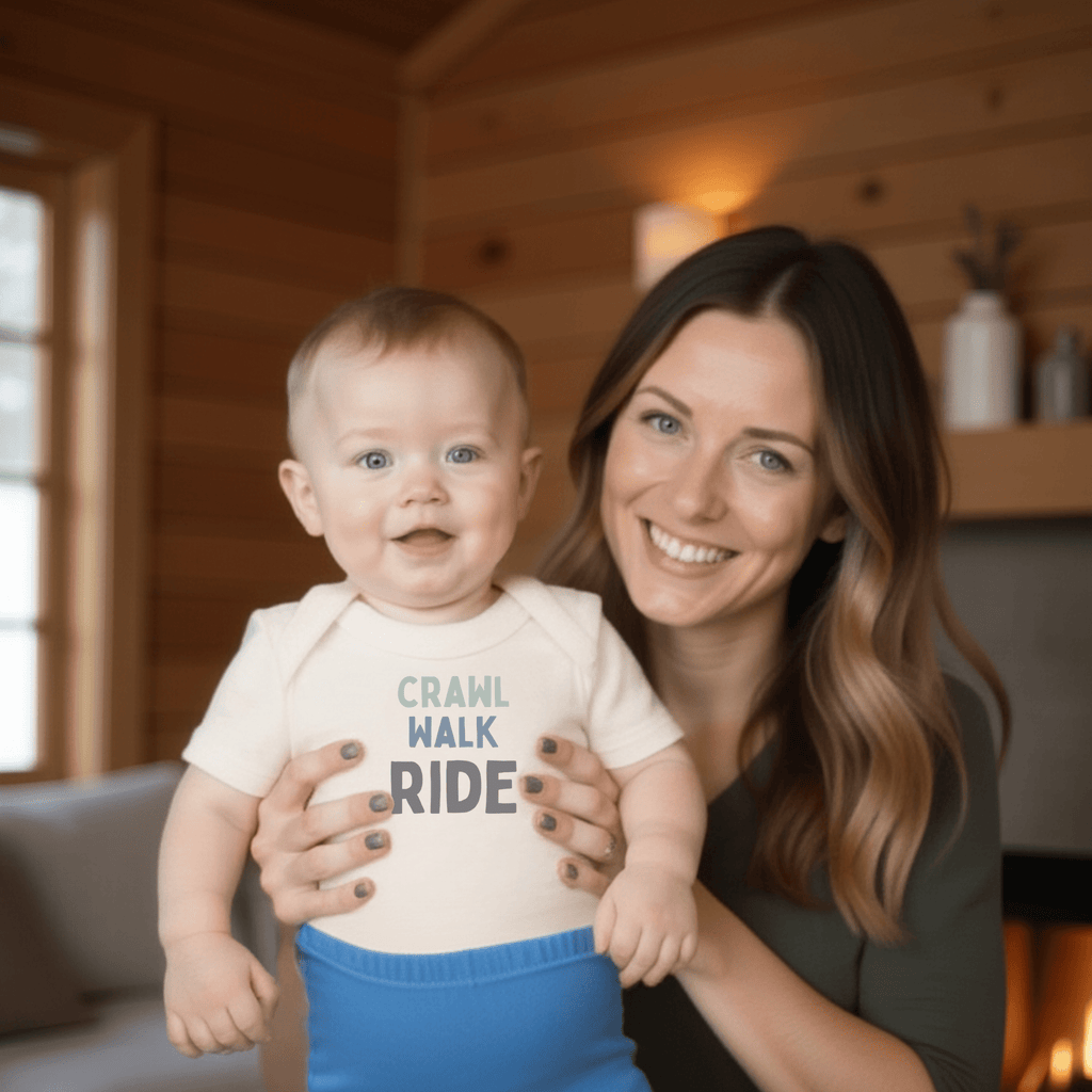 Graphic Bodysuit Crawl Walk Ride