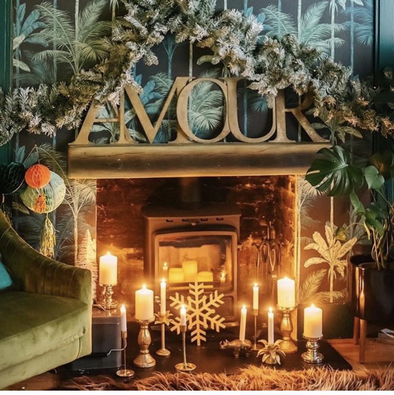 Distressed Gold 5" or 12" Classic Metal Letters, A-Z, 0-9