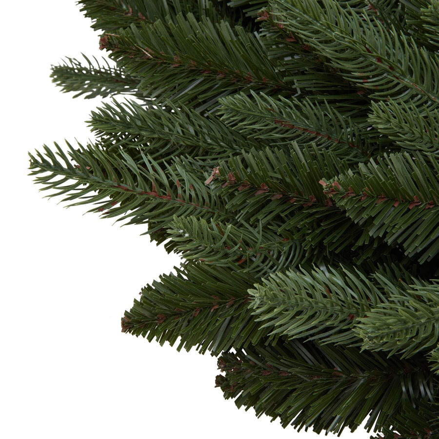 60cm realistic pine wreath in natural green, perfect for doors, mantels, or tablescapes with rustic charm by Sostter at brixbailey.com