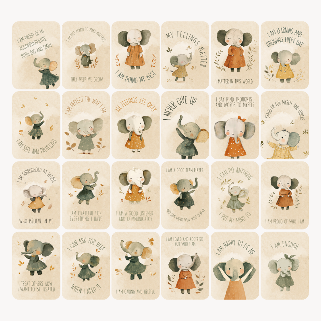 Affirmation Cards for Bigger Kids