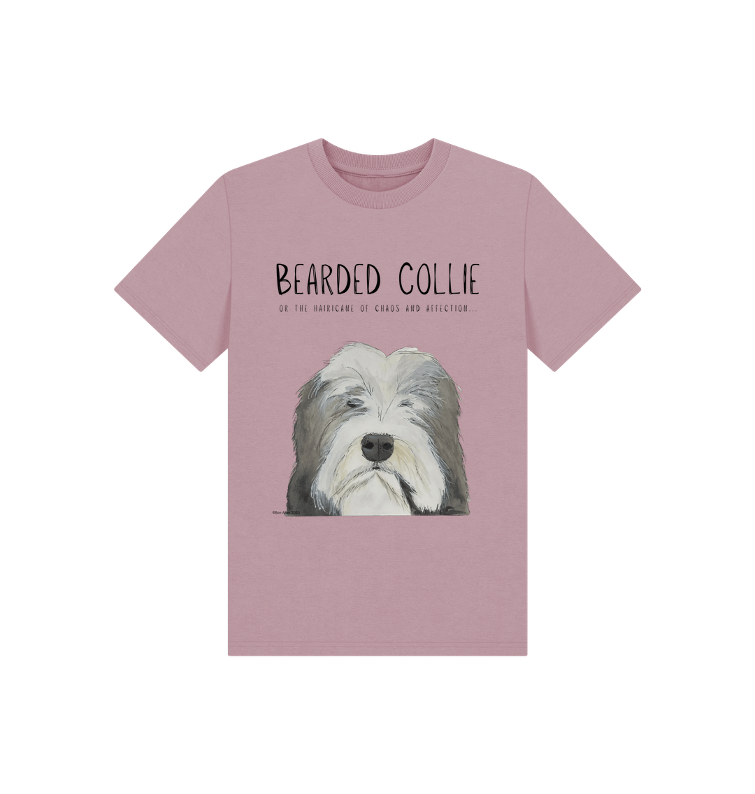 Tiny Hairicane: Bearded Collie Child's T-Shirt of Chaos & Cuddles!