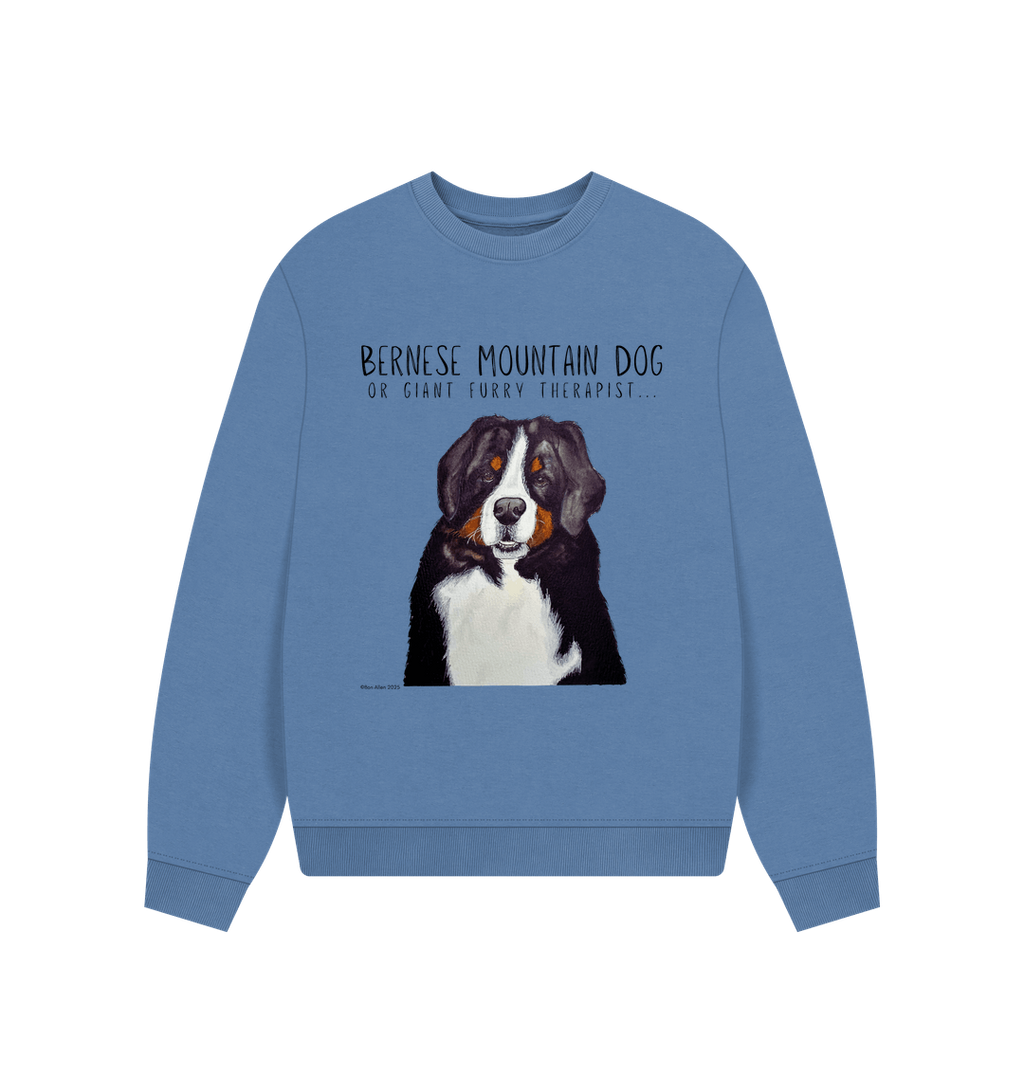 Cuddle Up in Berner Bliss – The Coziest Oversized Sweatshirt!