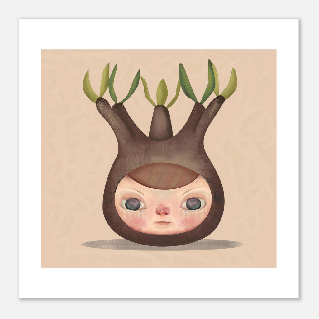 The Stolen Ninety Year Old Head Art Print