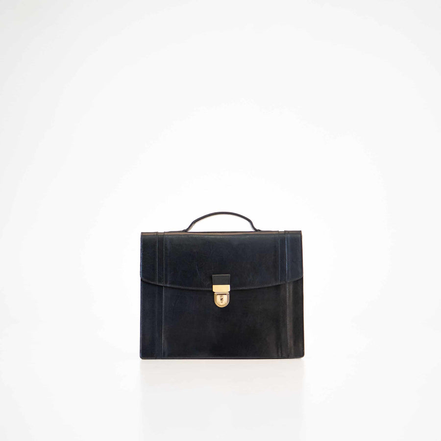 Slim Premium Leather Briefcase – Elegant & Functional Design by Papillon at www.brixbailey.com