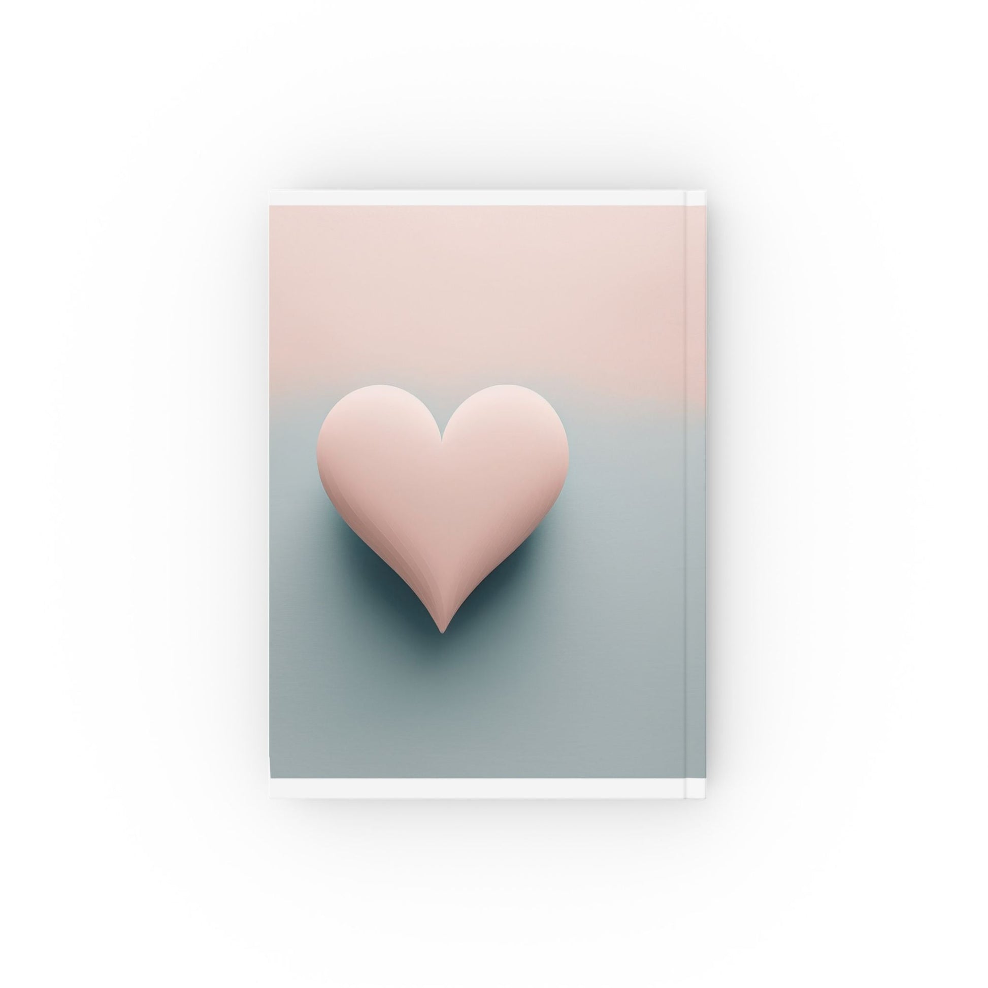 Hardback Journal – Minimalist Love Heart Aesthetic