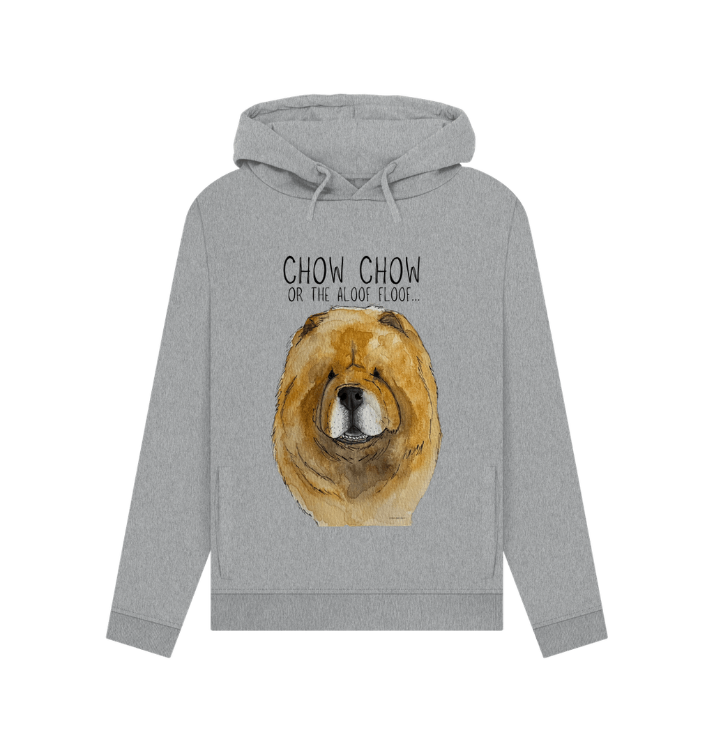 Stay Warm & Fluffy: Red Chow Chow Women's Hoodie