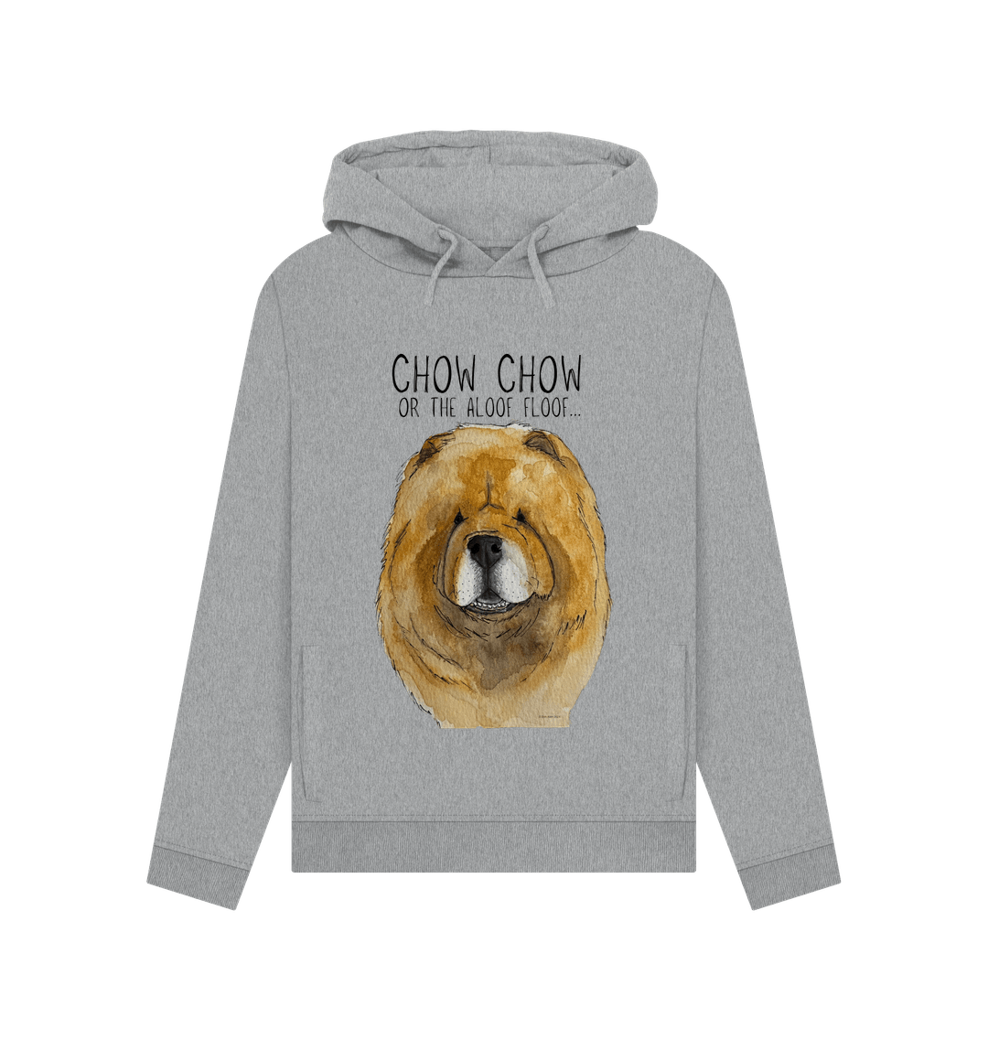 Stay Warm & Fluffy: Red Chow Chow Women's Hoodie