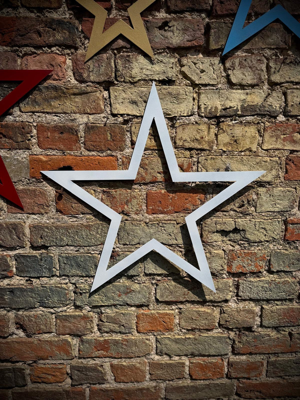 Rustic Metal Star Garden Decoration