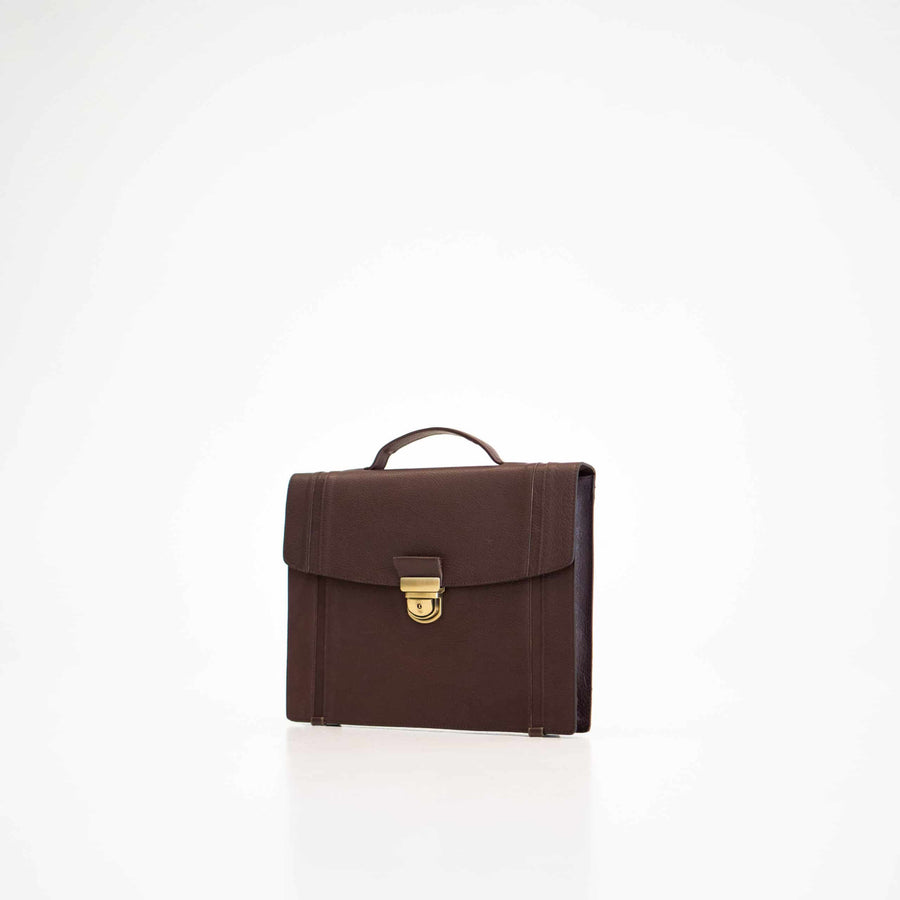 Slim & Elegant Leather Briefcase – Crafted in Estonia by Papillon at www.brixbailey.com