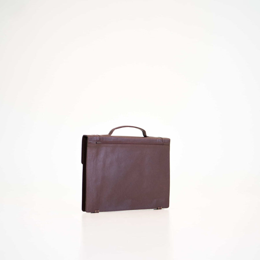 Slim & Elegant Leather Briefcase – Crafted in Estonia by Papillon at www.brixbailey.com