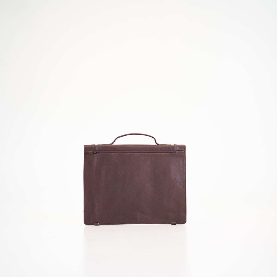 Slim & Elegant Leather Briefcase – Crafted in Estonia by Papillon at www.brixbailey.com