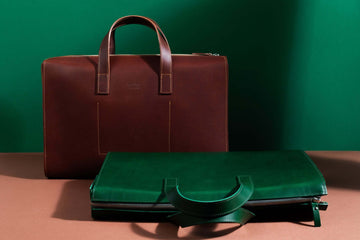 Model Brief – Classic Leather Briefcase, Crafted in Estonia by Craftory at brixbailey.com