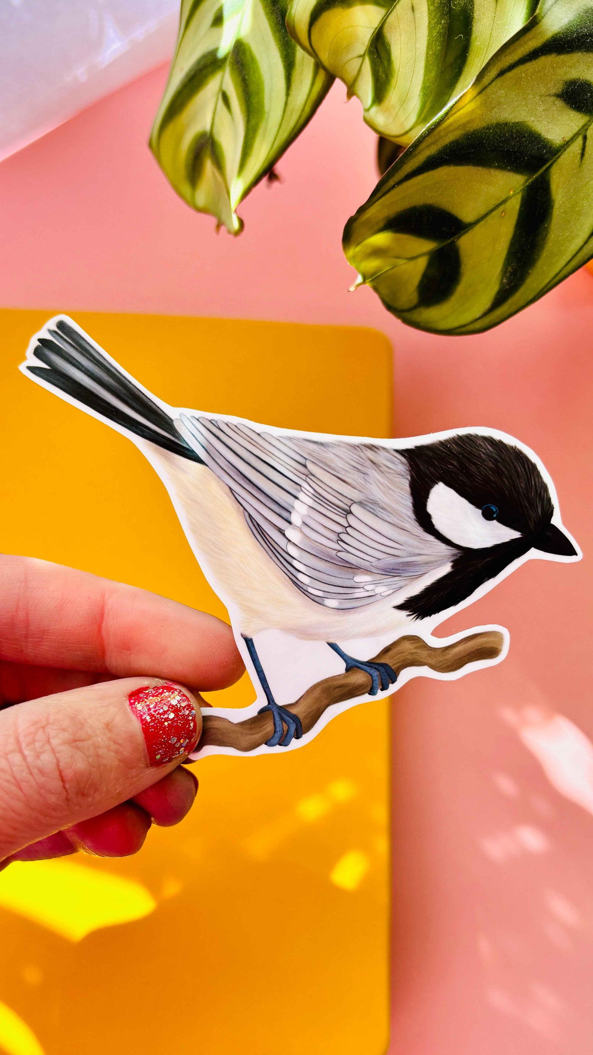 Garden Birds 10cm Vinyl Stickers: Nature Inspired Waterproof Decals