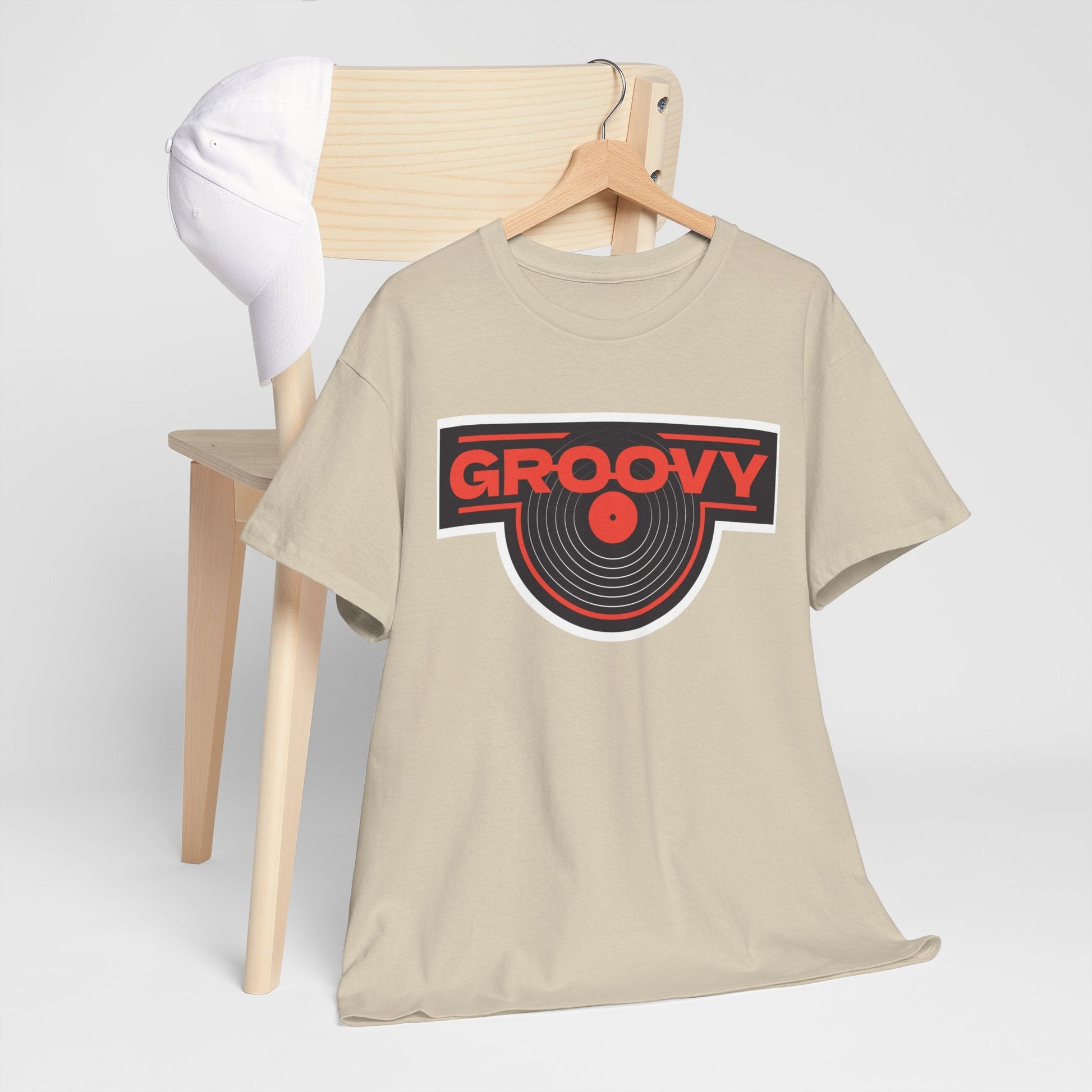 Groovy Men's Vinyl Records T-Shirt