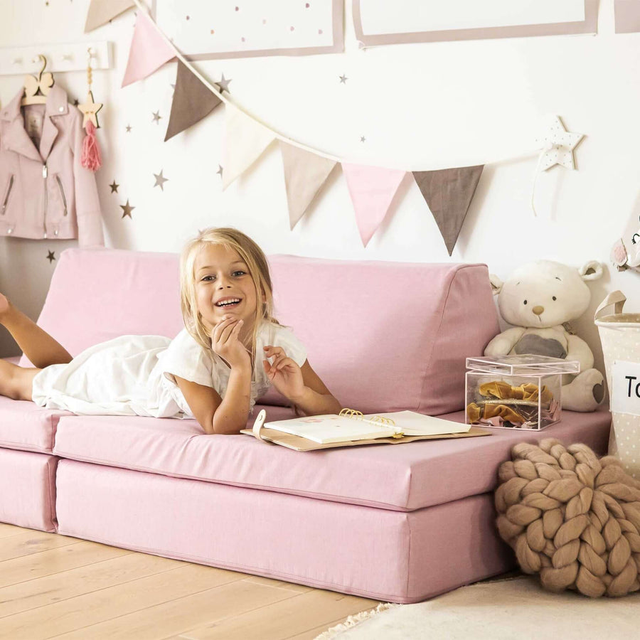 Versatile Montessori Play Sofa for Kids – Safe & Creative Indoor Play by Monboxy at www.brixbailey.com