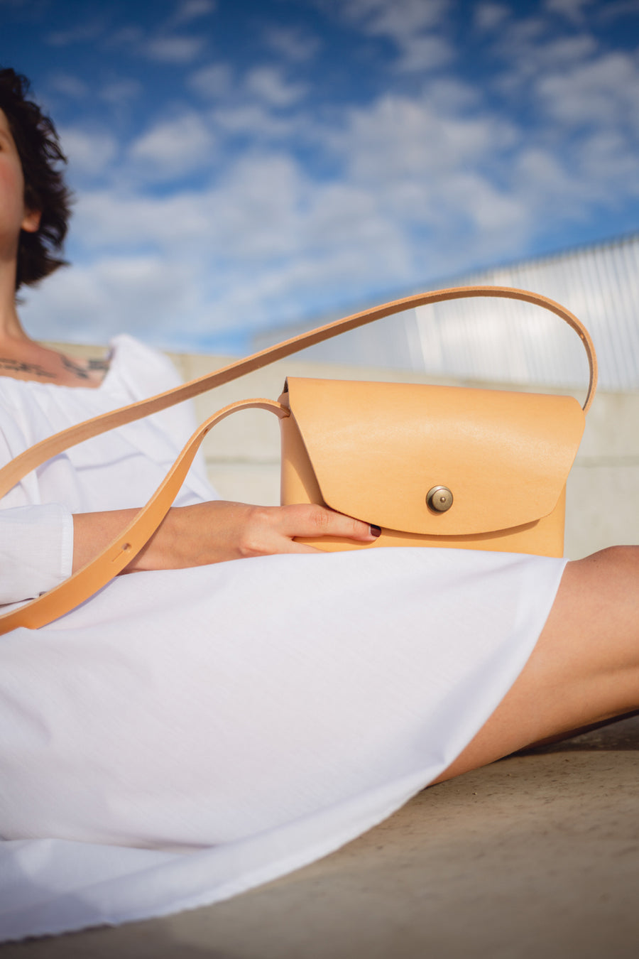 Handmade Estonian Leather Clutch – Vegetable-Tanned Italian Leather by Mirgoods at www.brixbailey.com