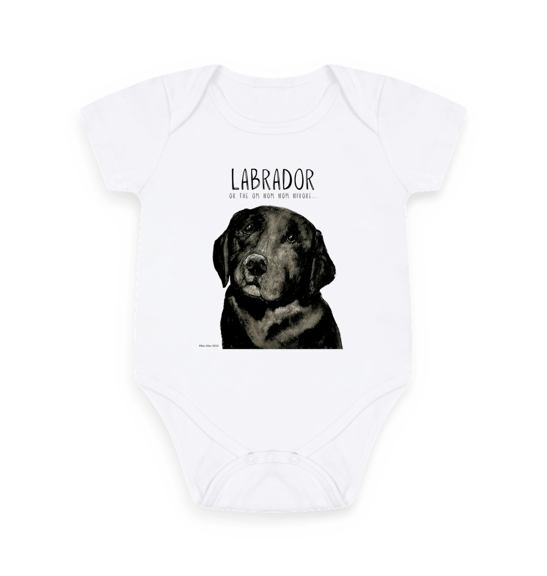 Tiny Tums & Big Crumbs – The Black Labrador Bodysuit
