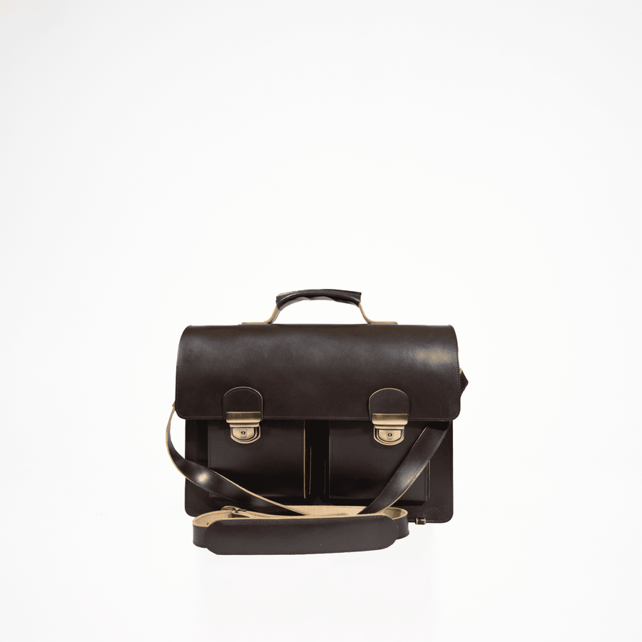 Durable Leather Briefcase No. 35 – Crafted for Generations by Papillon at www.brixbailey.com