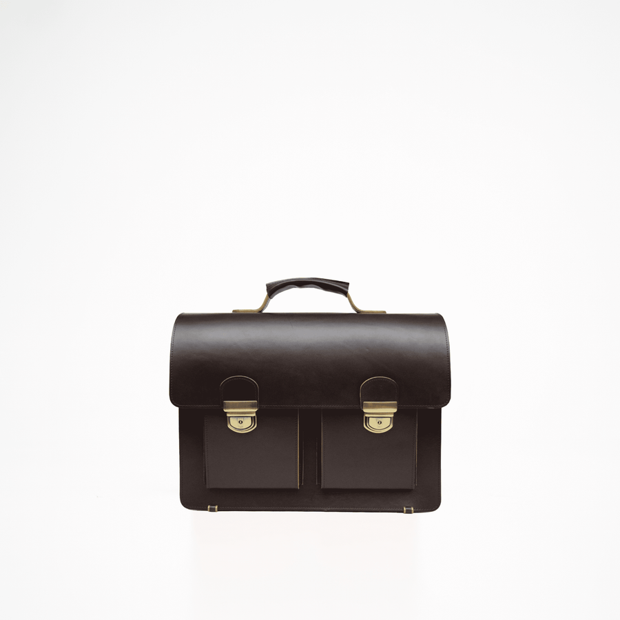 Heirloom Leather Briefcase No. 35 – Durable & Stylish by Papillon at www.brixbailey.com