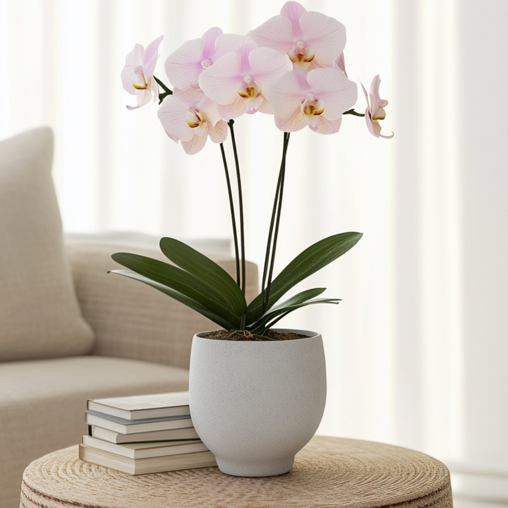 Moth orchid - Phalaenopsis - Height 50-60cm - ⌀12cm