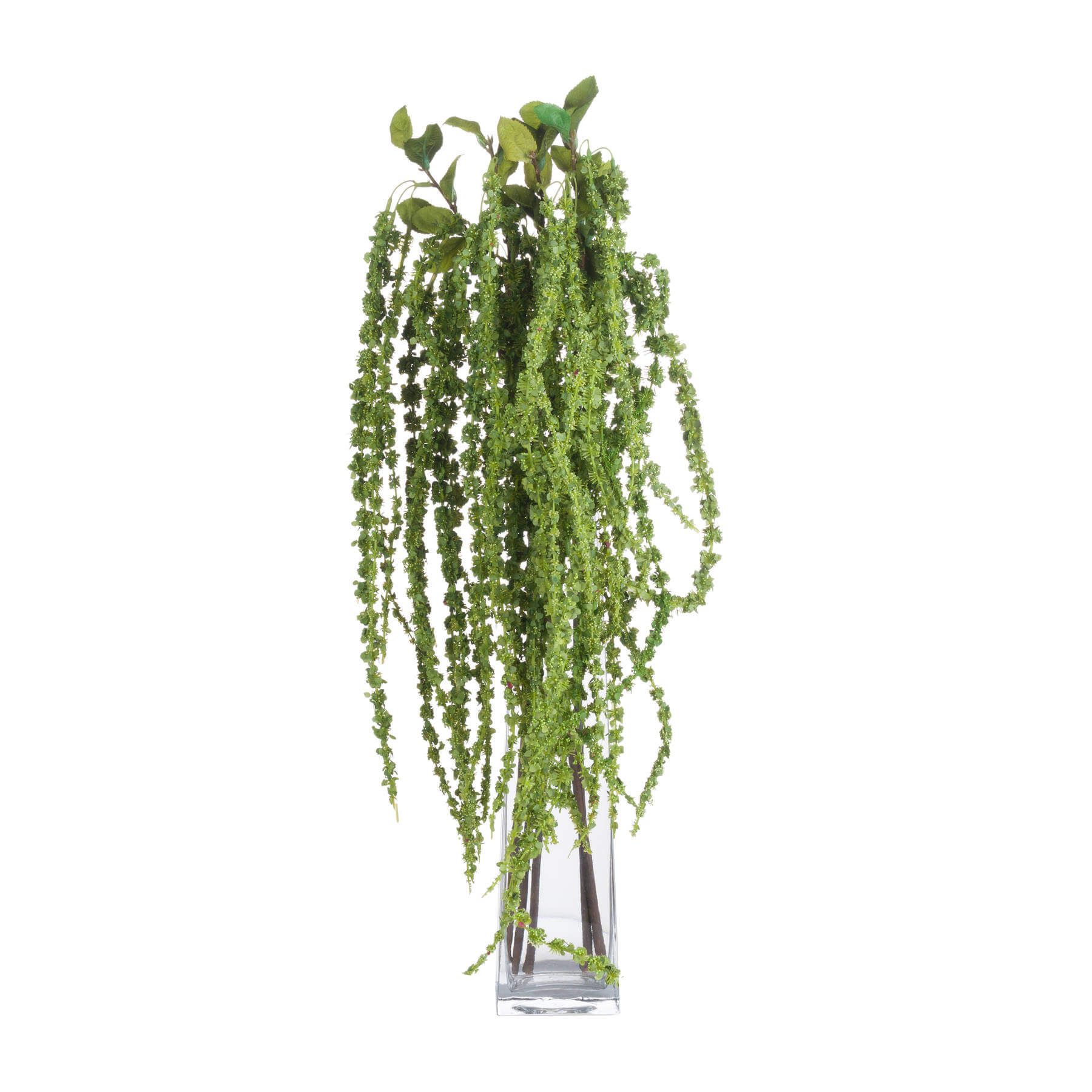 Lifelike artificial trailing stem in vibrant green, cascading plastic foliage for home decor, 39 inches long by Sostter at brixbailey.com