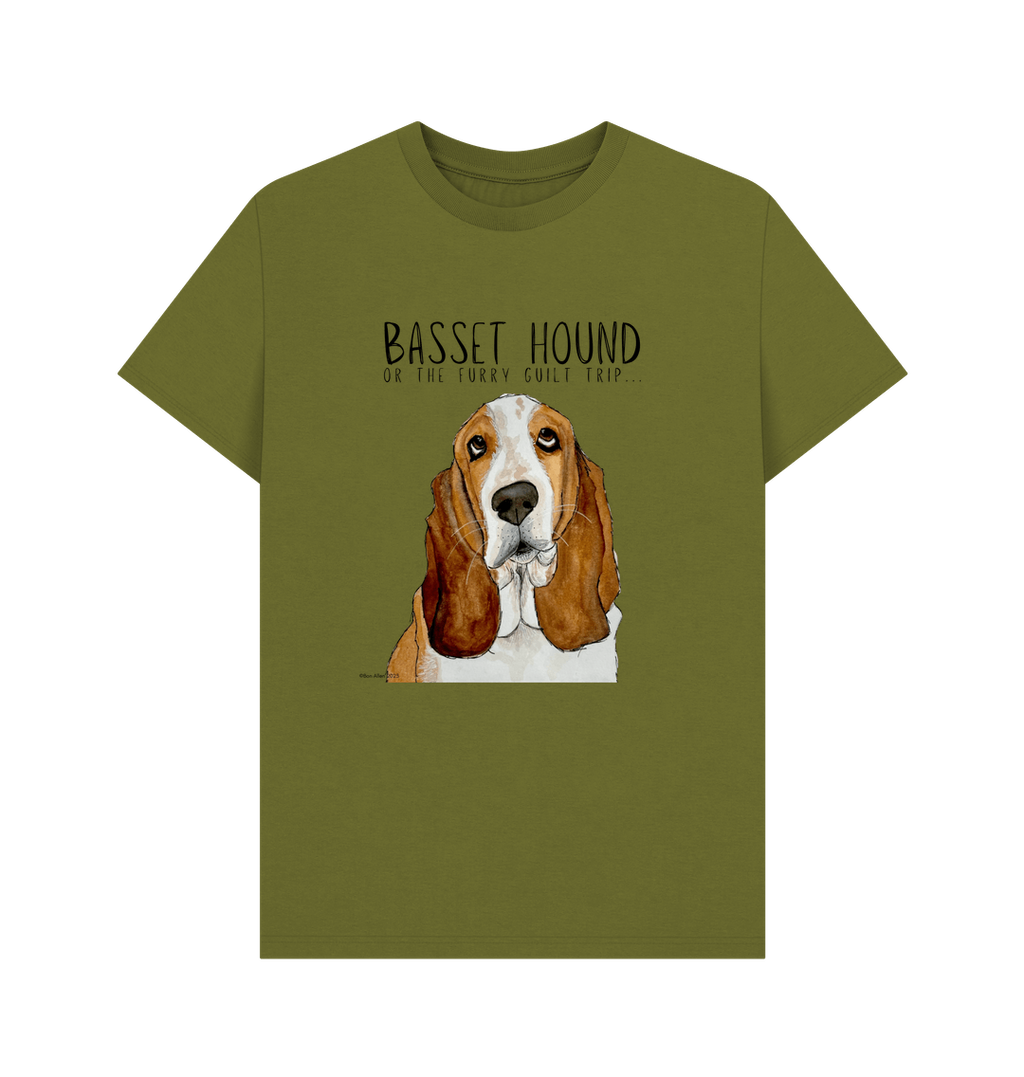 Basset Hound Men’s T-Shirt: The Ultimate Guilt Trip in Style!