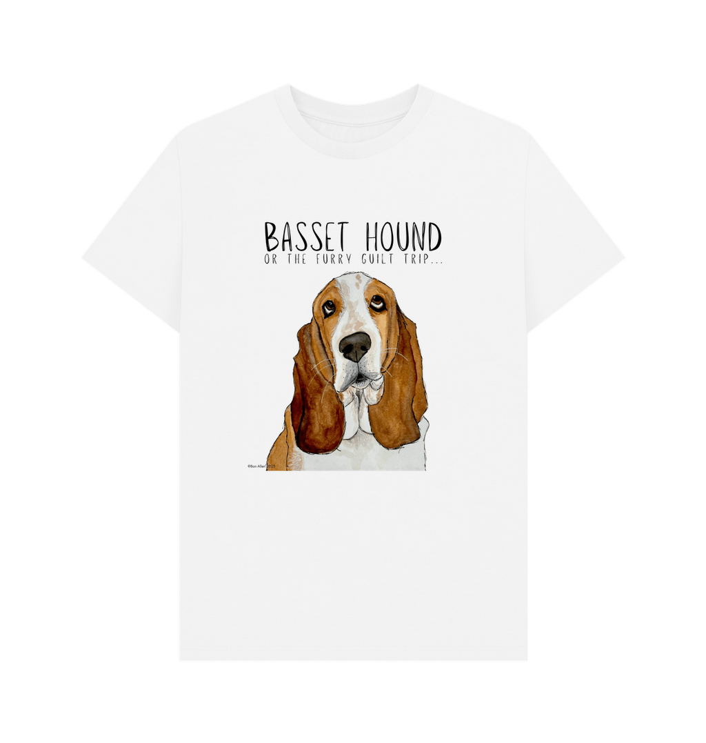 Basset Hound Men’s T-Shirt: The Ultimate Guilt Trip in Style!