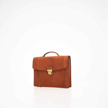 Slim & Elegant Leather Briefcase – Crafted in Estonia by Papillon at www.brixbailey.com