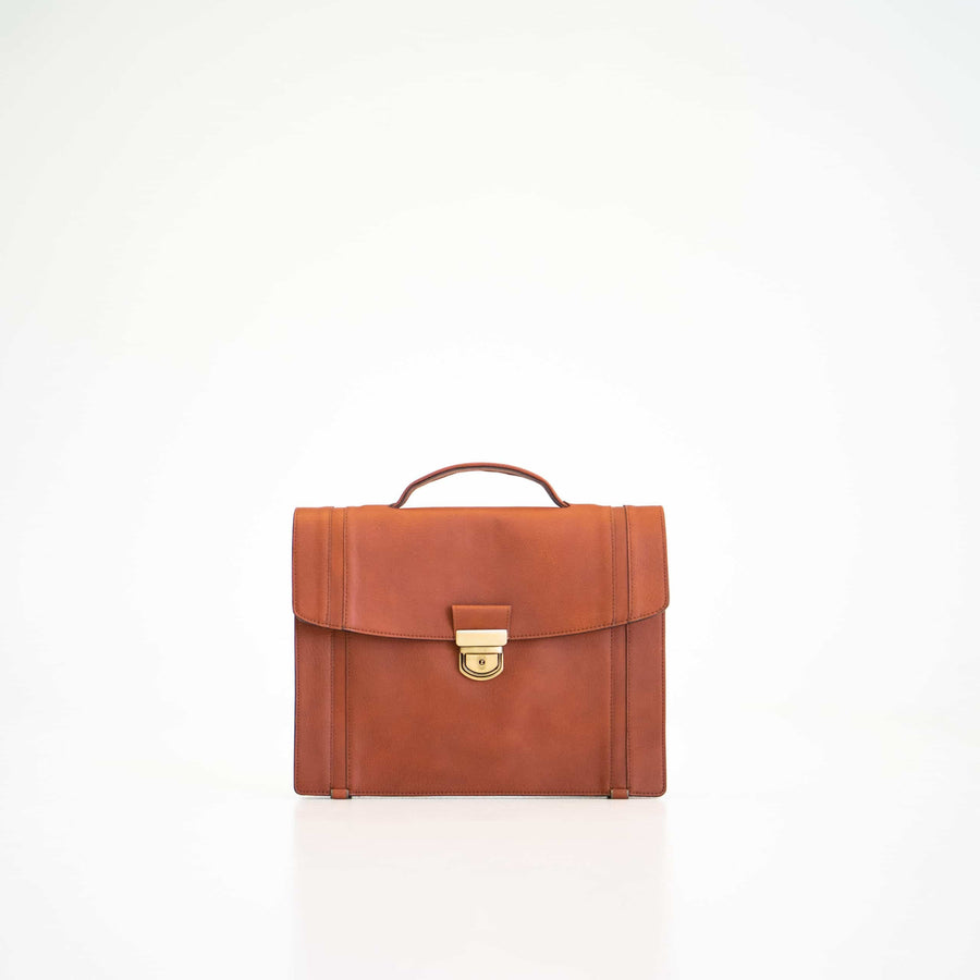 Slim & Elegant Leather Briefcase – Crafted in Estonia by Papillon at www.brixbailey.com