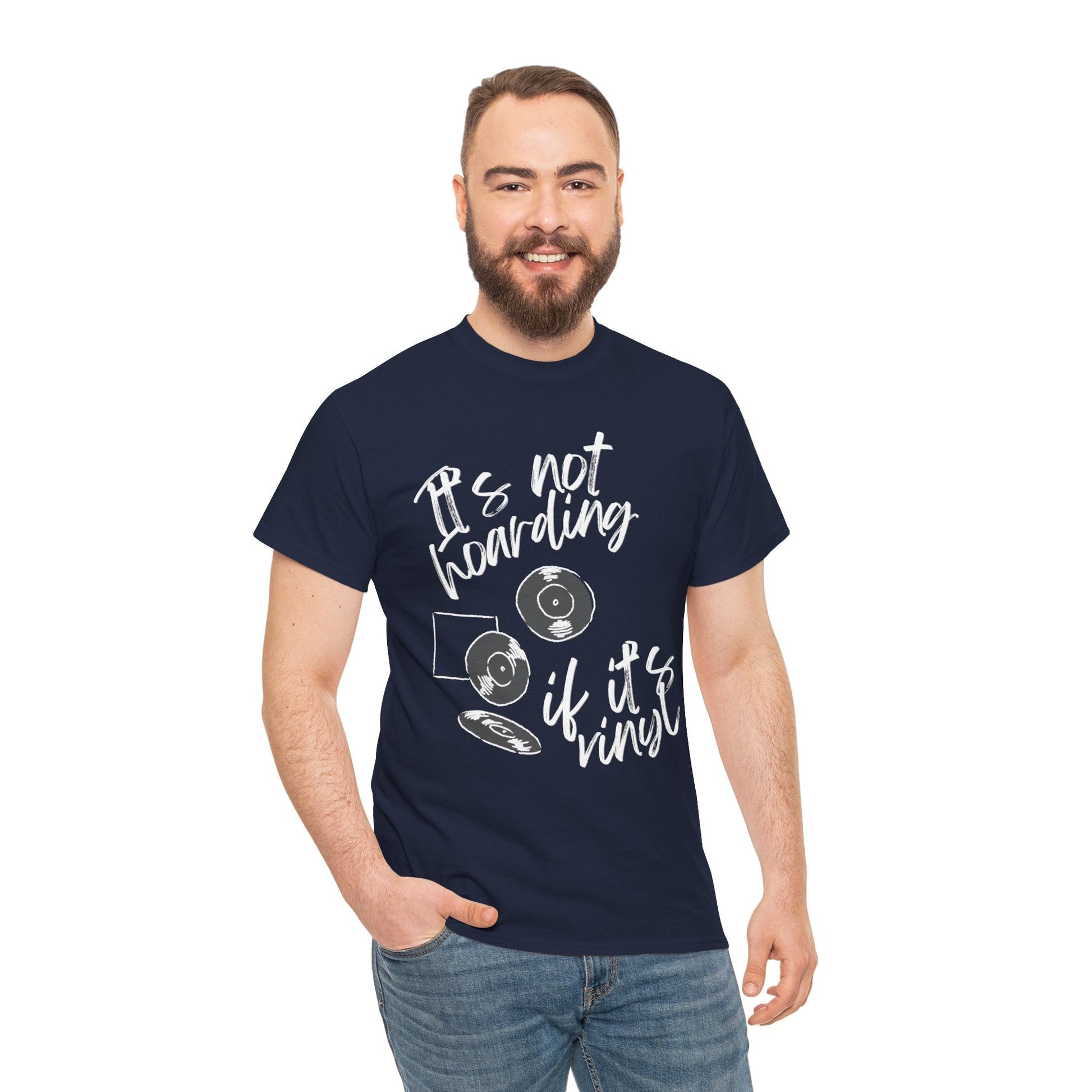 It's Not Hoarding If It's Vinyl Men's T-Shirt