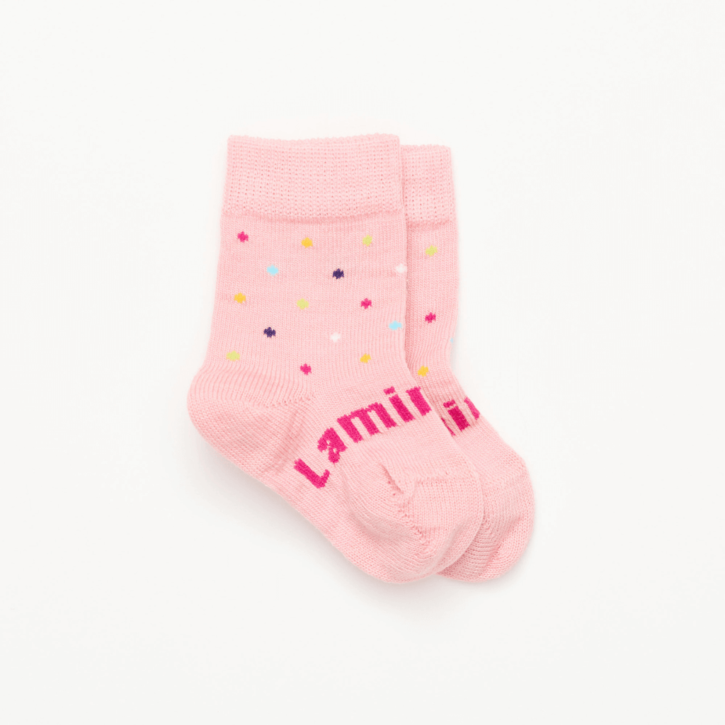 Hundreds Pink Crew Socks for Babies