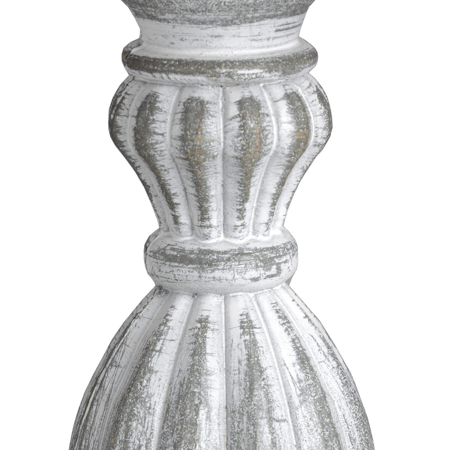 Handcrafted wooden table lamp with linen shade, warm beige finish, and artisanal carved details for cozy ambiance. by Hill Interiors at brixbailey.com