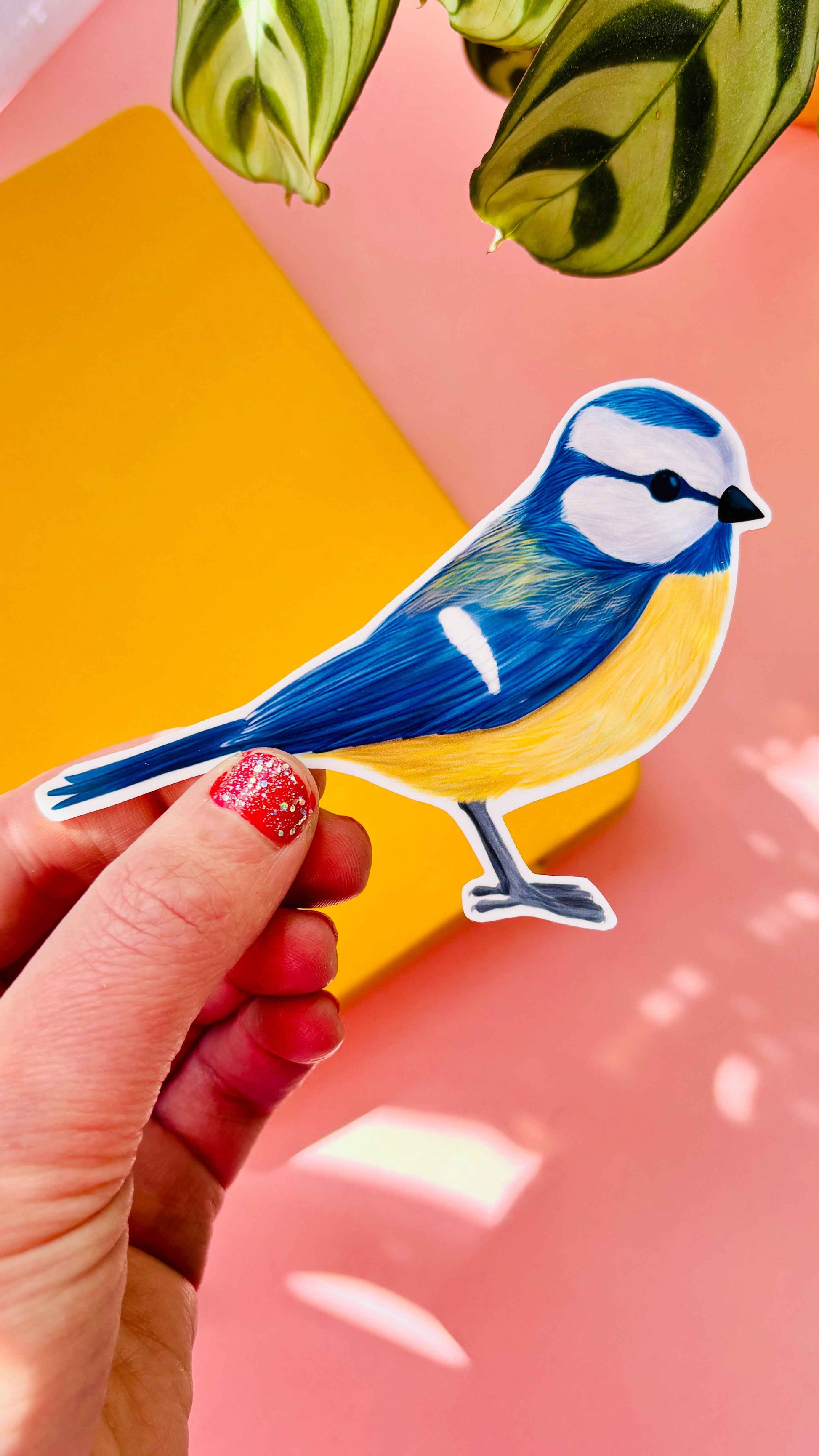 Garden Birds 10cm Vinyl Stickers: Nature Inspired Waterproof Decals