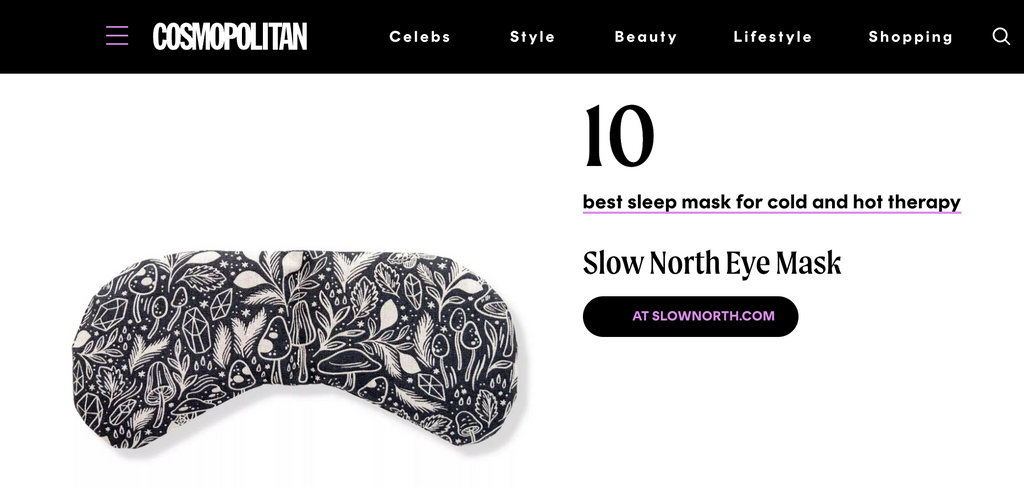 Mystical Mushroom Eye Mask