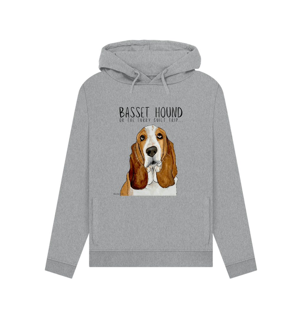Basset Hound Women’s Hoodie: Embrace the Cozy Guilt Trip